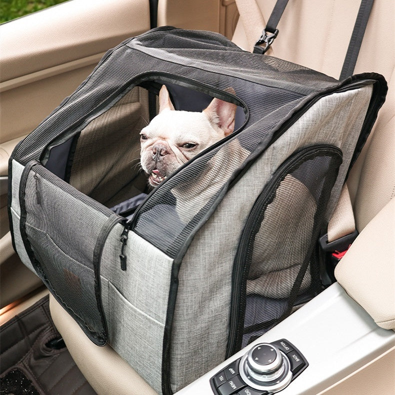 RollAway rolling pet carrier side mesh ventilation panel