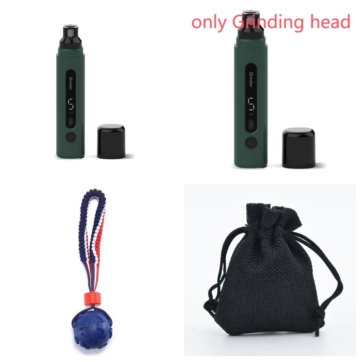 GrindEase Pro quiet electric pet nail grinder - safe low-vibration nail trimming for dogs and cats - Sablelinna's Pet Palace