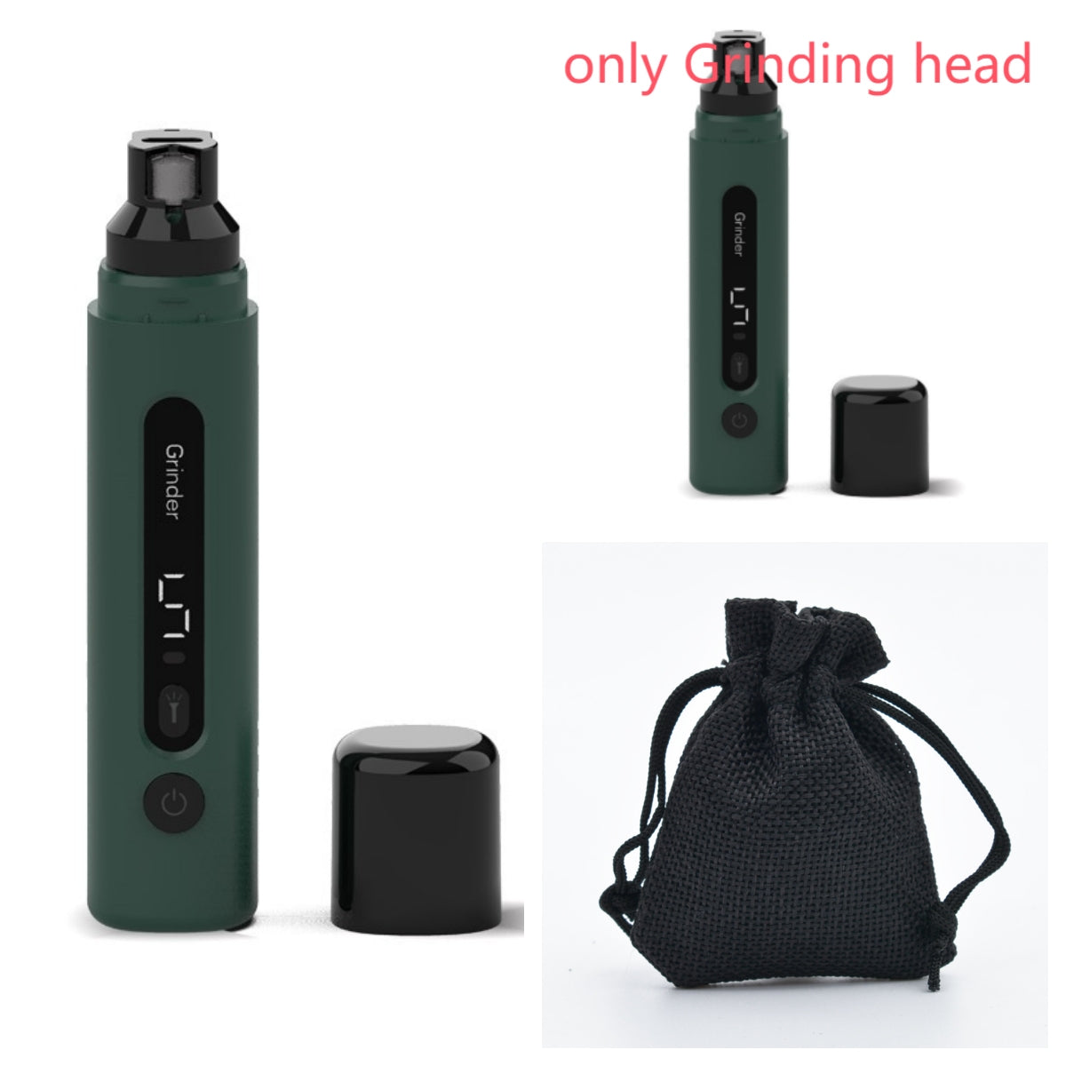GrindEase Pro quiet electric pet nail grinder - safe low-vibration nail trimming for dogs and cats - Sablelinna's Pet Palace