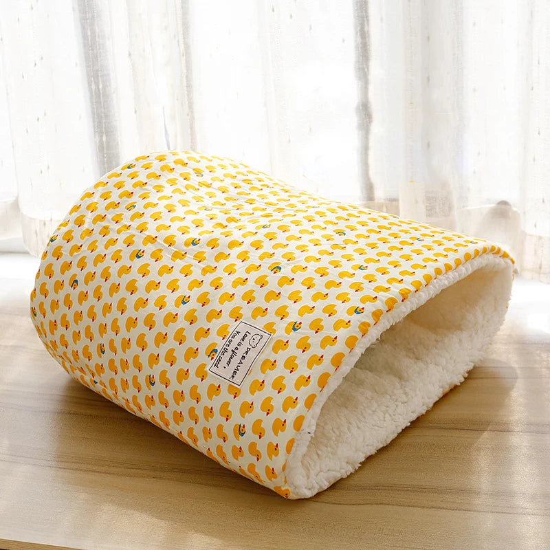 CozyCave plush warm cave pet nest bed color and size options for cats and small dogs
