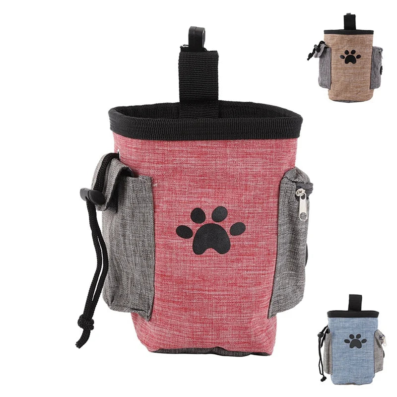 Dog Treat Pouch Dog Training Pouch Bag with Waist Shoulder Strap Poop Bag Dispenser Treat Training Bags for Treats Pet Toys