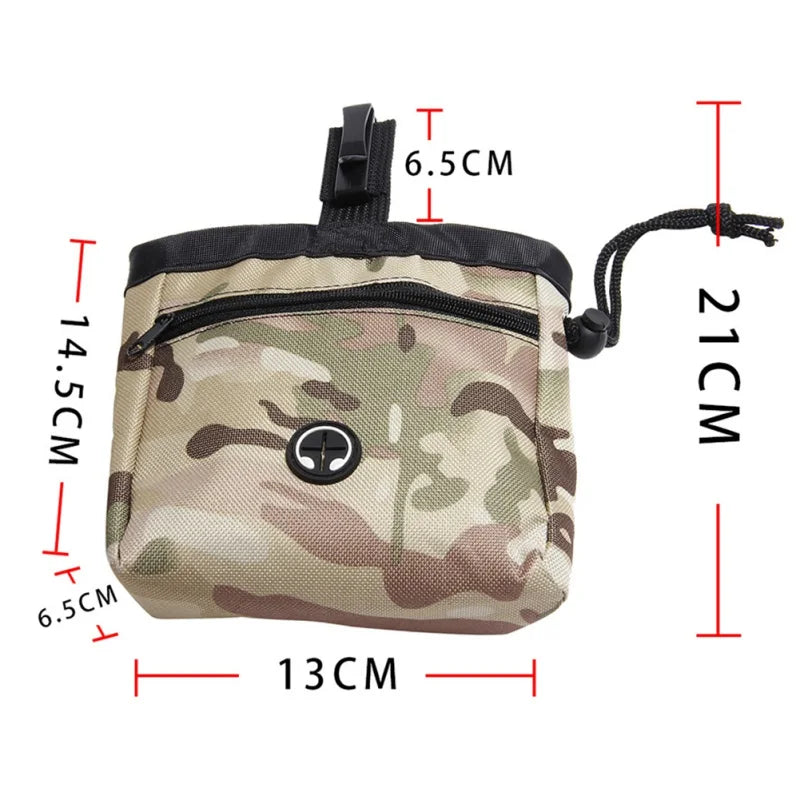 Dog Treat Pouch Dog Training Pouch Bag with Waist Shoulder Strap Poop Bag Dispenser Treat Training Bags for Treats Pet Toys