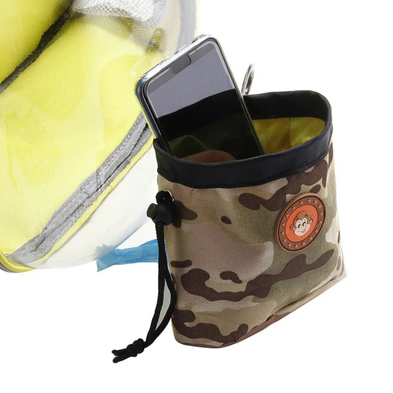 Dog Treat Pouch Dog Training Pouch Bag with Waist Shoulder Strap Poop Bag Dispenser Treat Training Bags for Treats Pet Toys