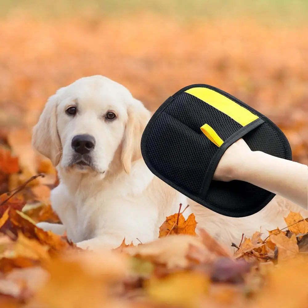 New Pet Grooming Gloves Static Dedusting Brush Pet Hair Remover Brush Removing Dog Cat Hair From Sofa Carpet Clothes