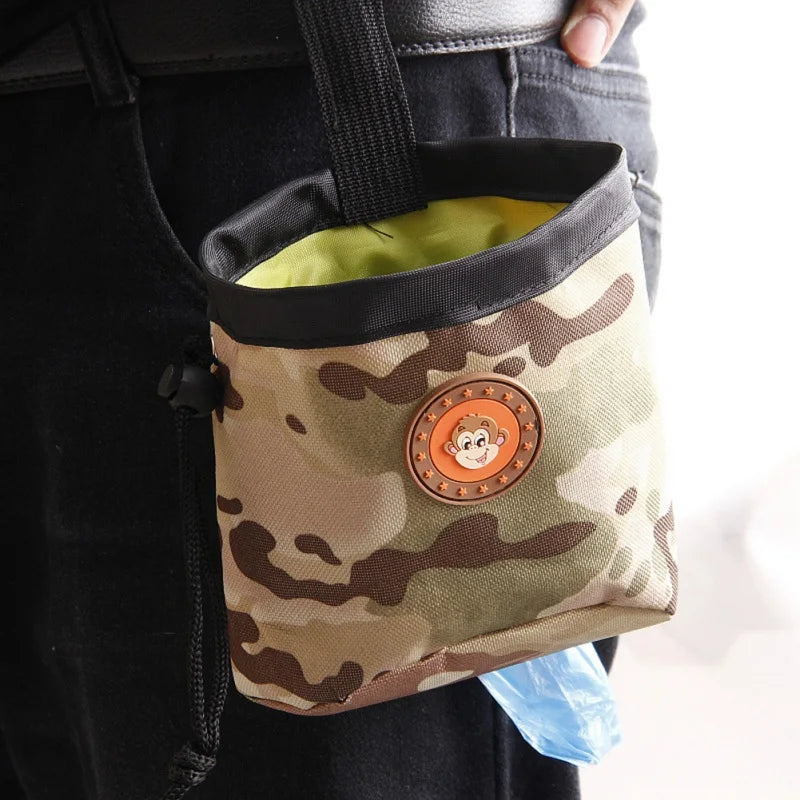 Dog Treat Pouch Dog Training Pouch Bag with Waist Shoulder Strap Poop Bag Dispenser Treat Training Bags for Treats Pet Toys