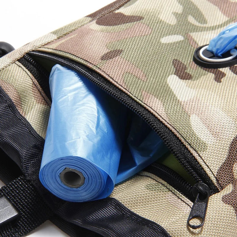 Dog Treat Pouch Dog Training Pouch Bag with Waist Shoulder Strap Poop Bag Dispenser Treat Training Bags for Treats Pet Toys