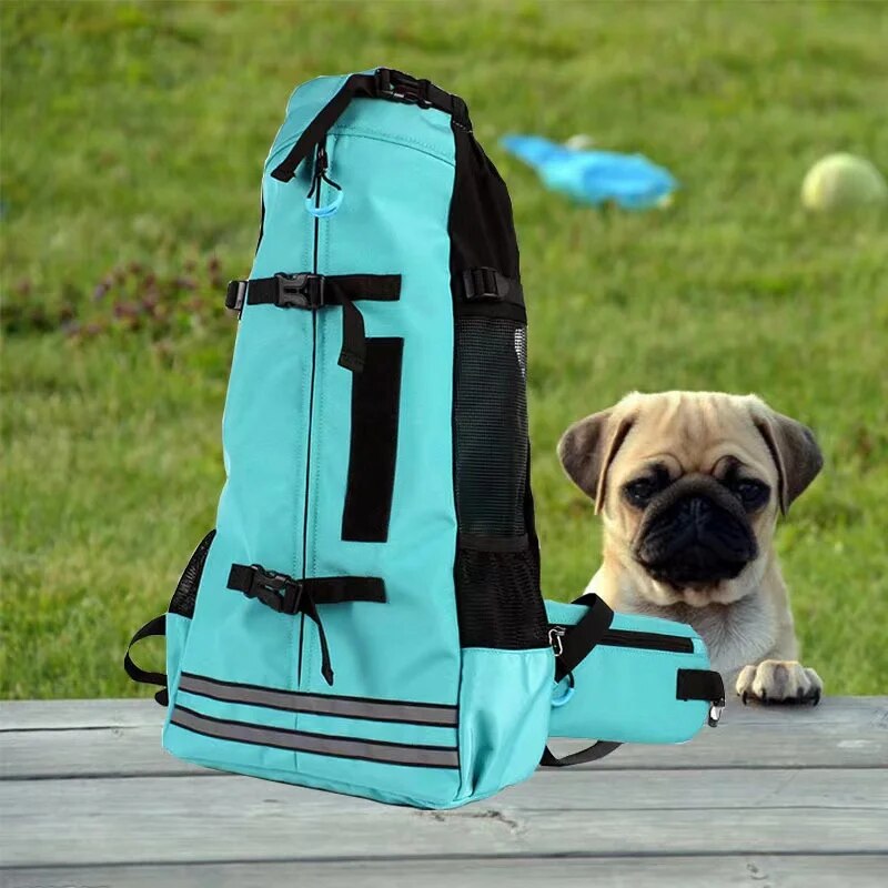 Soft Dog Carrier Bag Breathable Pet Backpack for Large Dogs Adjustable Outdoor Hiking