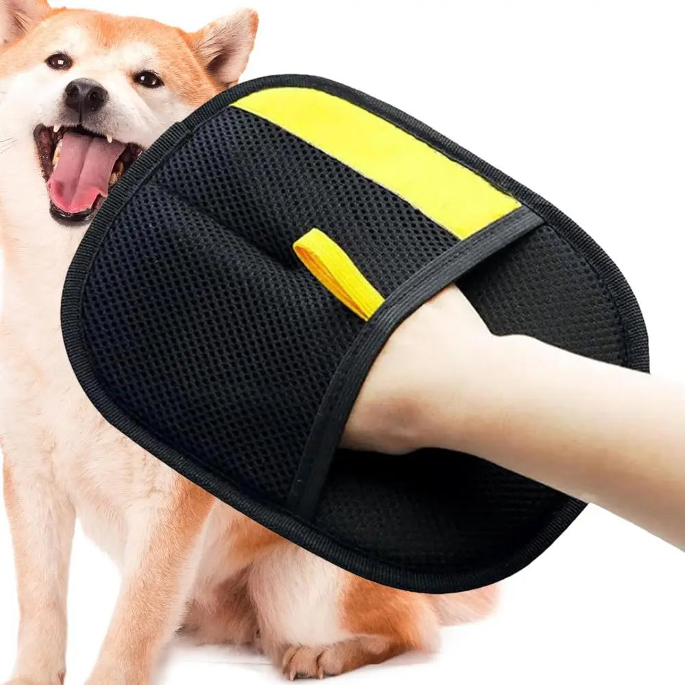 New Pet Grooming Gloves Static Dedusting Brush Pet Hair Remover Brush Removing Dog Cat Hair From Sofa Carpet Clothes