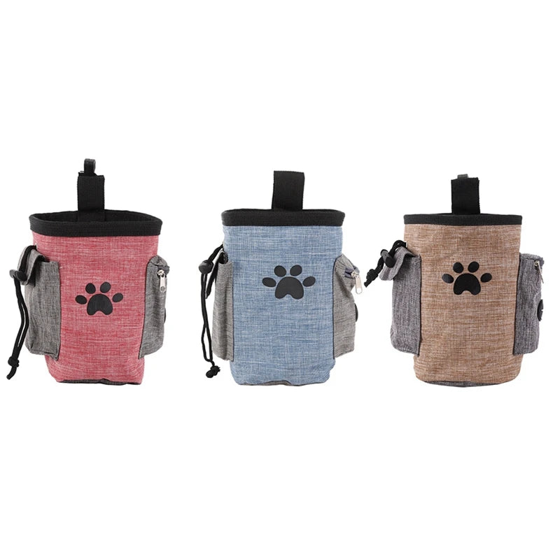 Dog Treat Pouch Dog Training Pouch Bag with Waist Shoulder Strap Poop Bag Dispenser Treat Training Bags for Treats Pet Toys