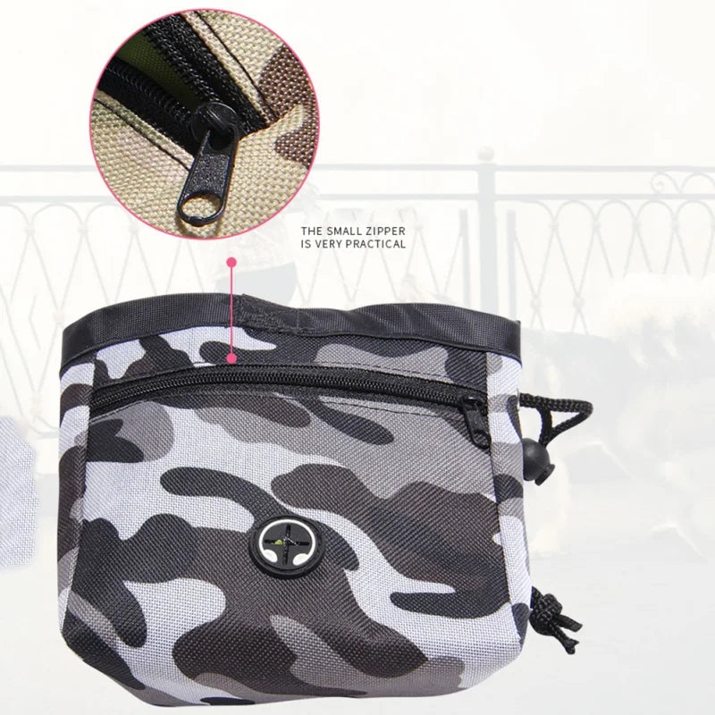 Dog Treat Pouch Dog Training Pouch Bag with Waist Shoulder Strap Poop Bag Dispenser Treat Training Bags for Treats Pet Toys