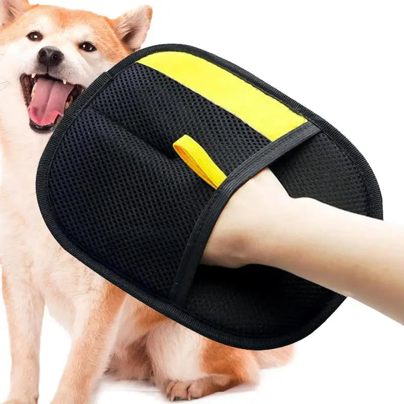 New Pet Grooming Gloves Static Dedusting Brush Pet Hair Remover Brush Removing Dog Cat Hair From Sofa Carpet Clothes