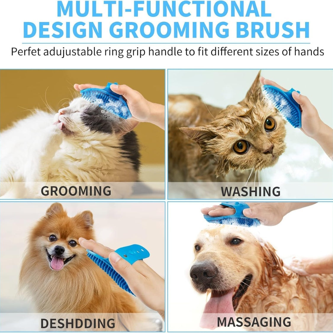 7-in-1 dog paw cleaner kit with portable paw washer and grooming set - product view 2