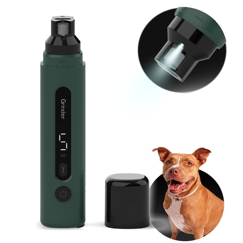 GrindEase Pro quiet electric pet nail grinder - safe low-vibration nail trimming for dogs and cats - Sablelinna's Pet Palace