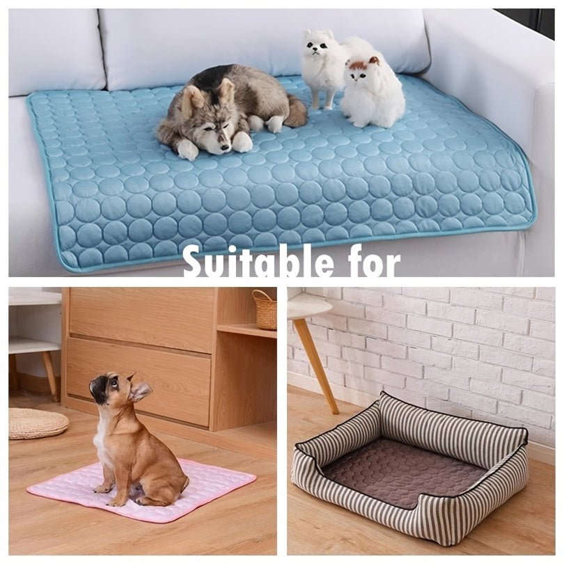ChillPad ice silk cooling mat for dogs and cats - product view 6