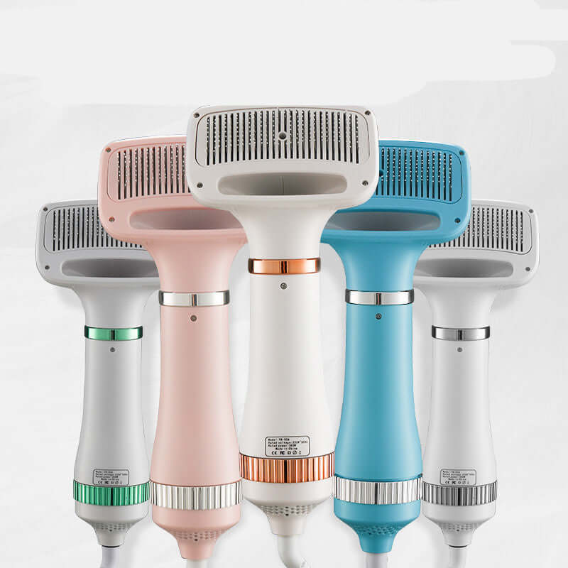 SilentDry quiet 3-speed pet hair dryer for dogs and cats - low noise 300W warm air grooming blower by Sablelinna Pet Palace