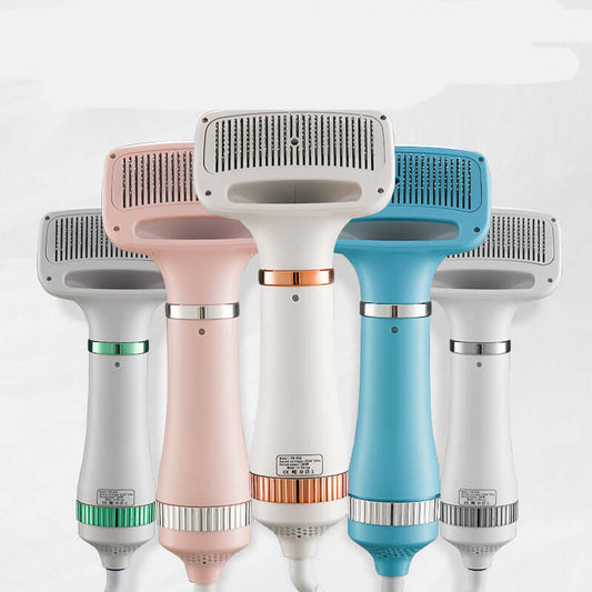 SilentDry quiet 3-speed pet hair dryer for dogs and cats - low noise 300W warm air grooming blower by Sablelinna Pet Palace