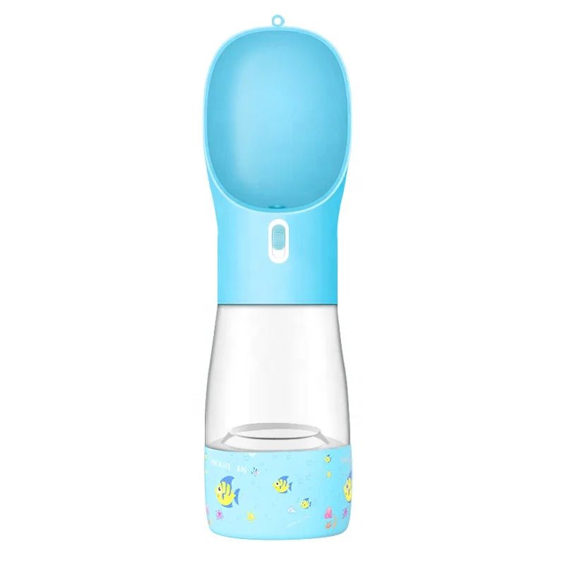 AquaPack 3-in-1 dog water bottle with drinking cup and food compartment - product view 8