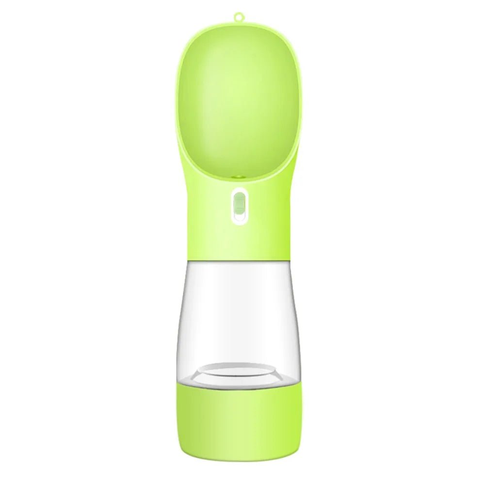 AquaPack 3-in-1 dog water bottle with drinking cup and food compartment - product view 2