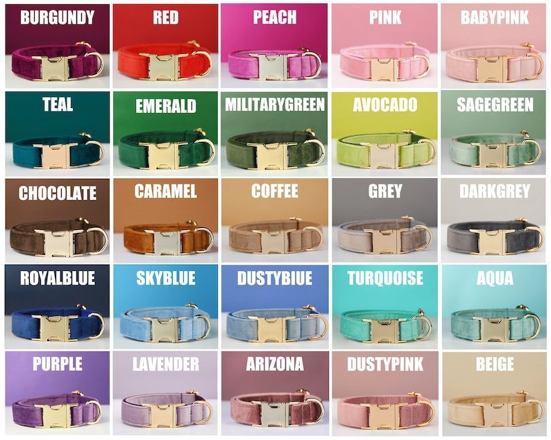 VelvetWalk velvet dog collar and leash set with bow - product view 5