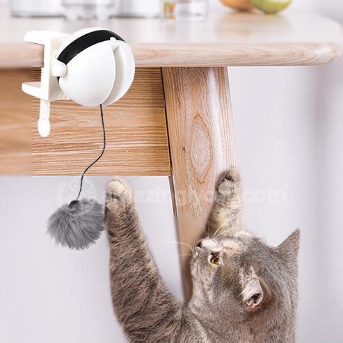 SpinChase interactive electronic motion cat toy - product view 4