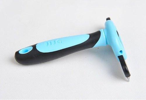 ShedEase deshedding pet hair removal comb for cats and dogs - product view 8