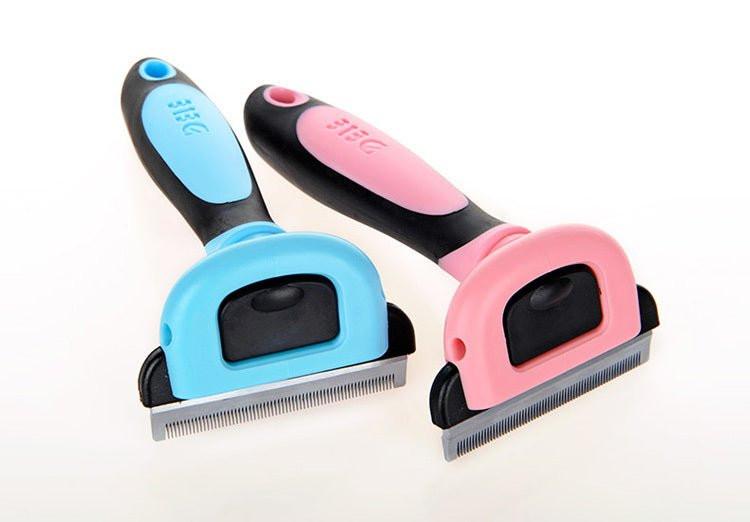ShedEase deshedding pet hair removal comb for cats and dogs - product view 7