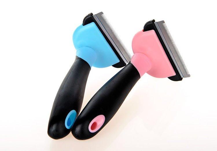 ShedEase deshedding pet hair removal comb for cats and dogs - product view 3