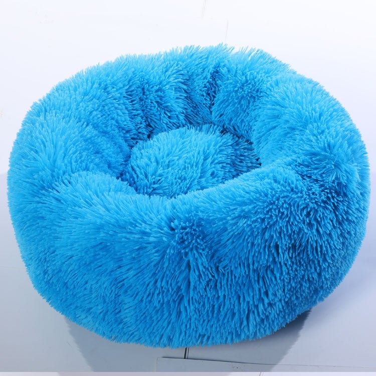 NestDream plush bolstered pet nest cushion bed for cats and dogs - product view 3