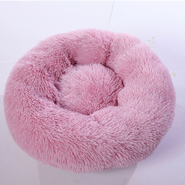 NestDream plush bolstered pet nest cushion bed for cats and dogs - product view 7