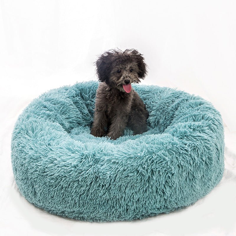NestDream plush bolstered pet nest cushion bed for cats and dogs - product view 9