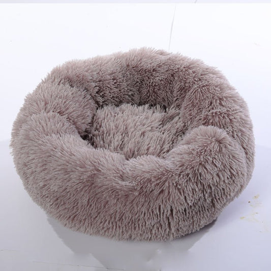 NestDream plush bolstered pet nest cushion bed - soft washable sleeping pad with raised edges for cats and dogs by Sablelinna Pet Palace