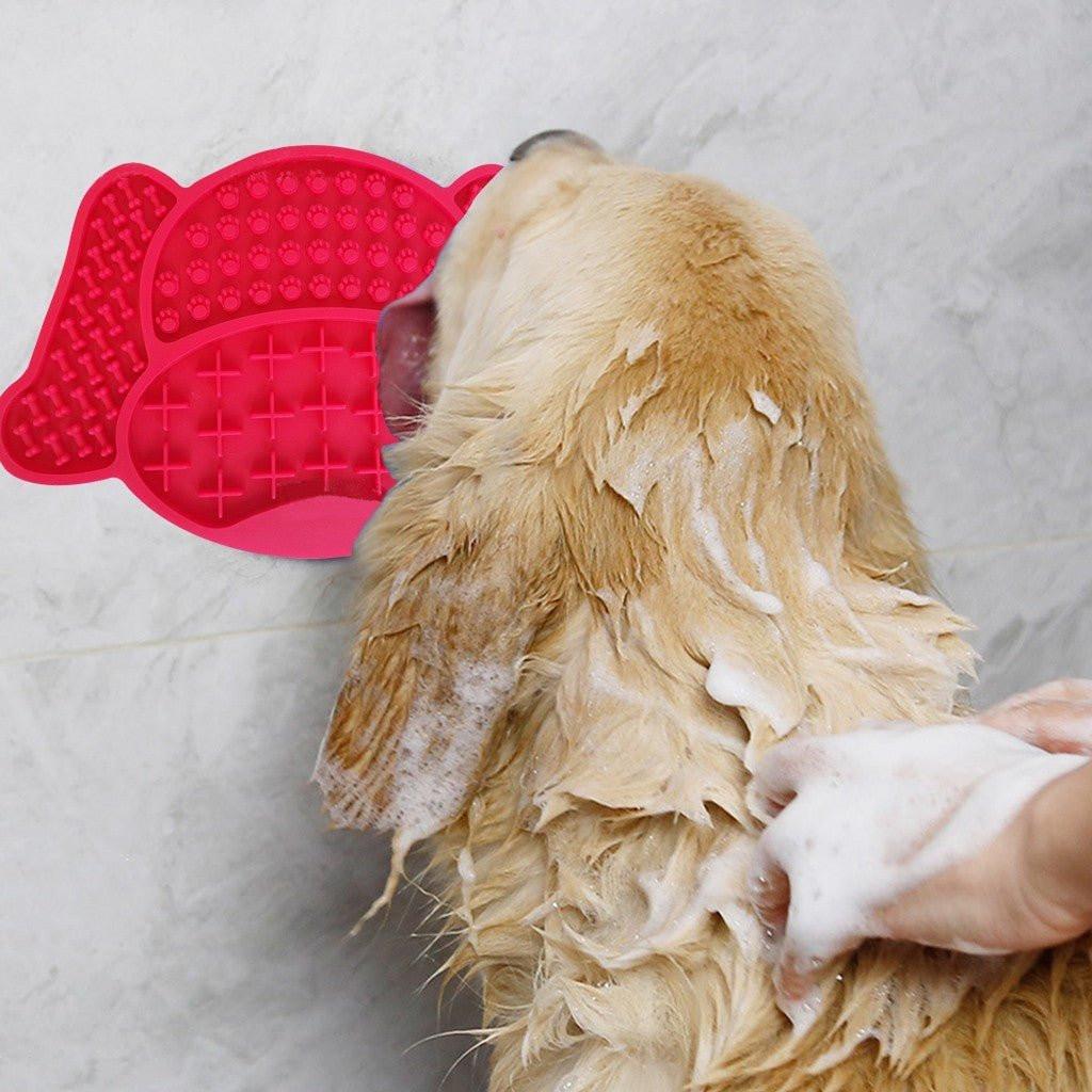 CalmLick slow feeder silicone lick pad for dogs and cats - product view 2